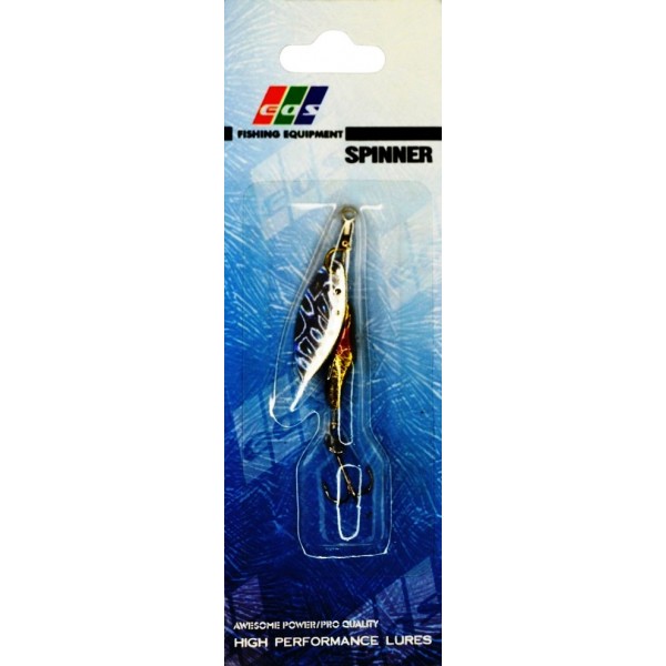 Блешня для риболовлі, обертова, EOS S0027D, вага 6г, колір GS432004-4